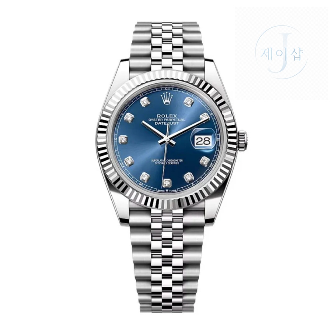 Rolex Datejust 126334 Blue Diamond Dial 41mm