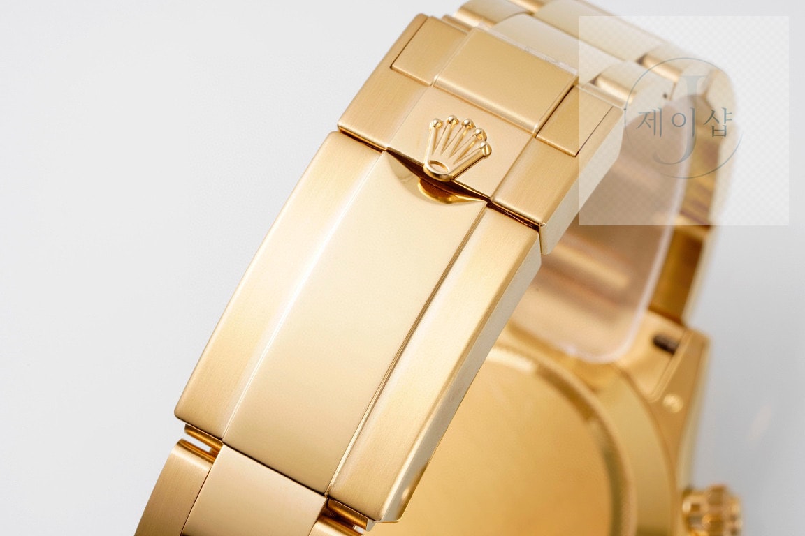 롤렉스 데이토나 블랙 다이얼 올골드 - 상세 이미지
