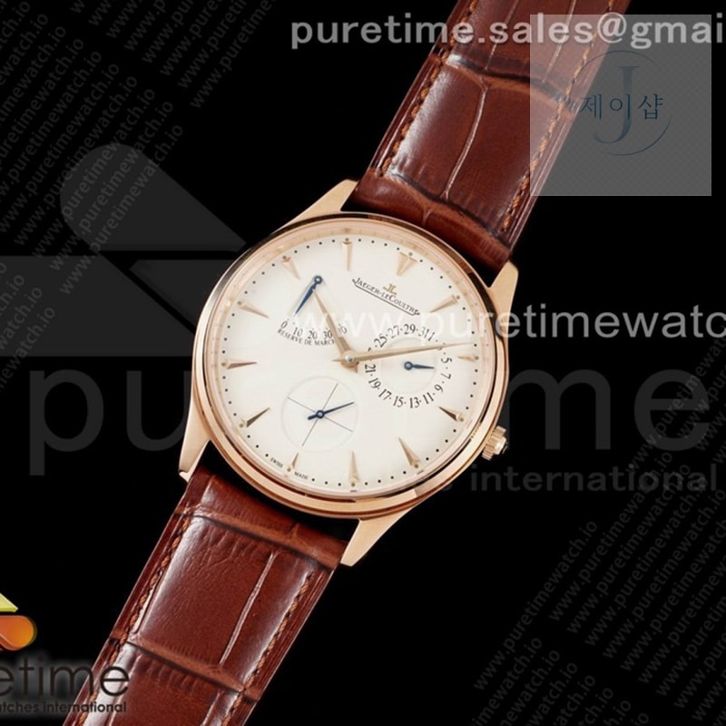 ZF공장 V3 마르쉐 로골 크림다이얼 가죽스트랩 Master Ultra Thin Reserve de Marche RG ZF 1_1 Best Edition Cream Dial on Brown Leather Strap A938 V3