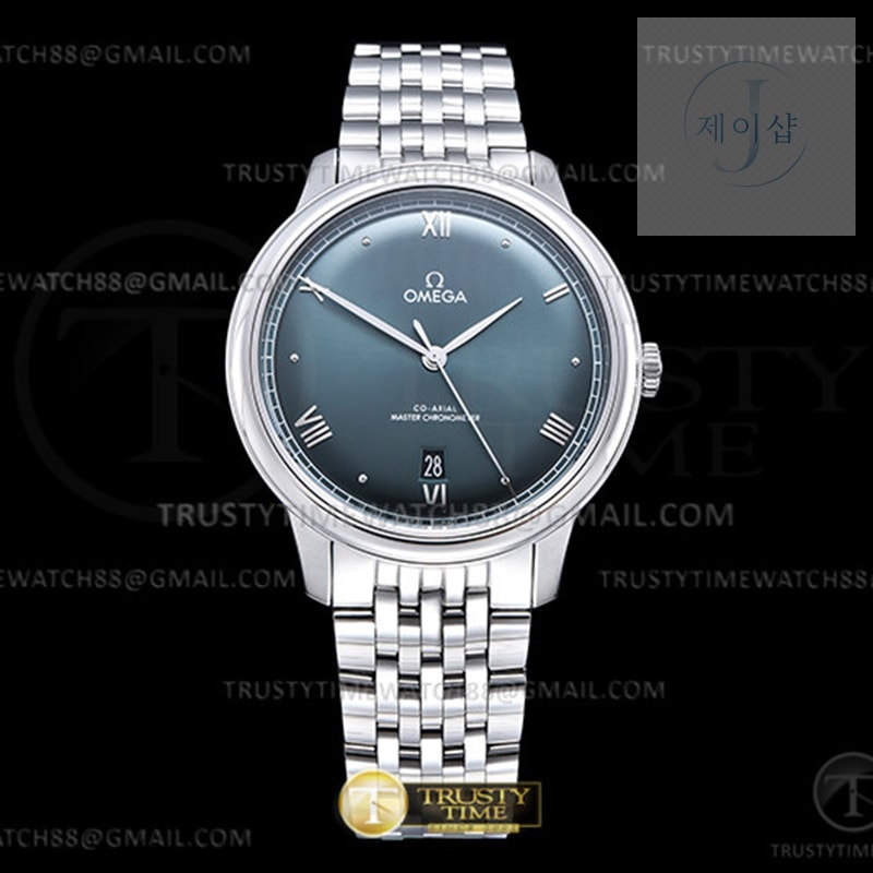 VS공장 오메가 드 빌 스틸 블랙다이얼 브레이슬릿 De Ville Prestige 40mm SS_SS Black VSF A8800