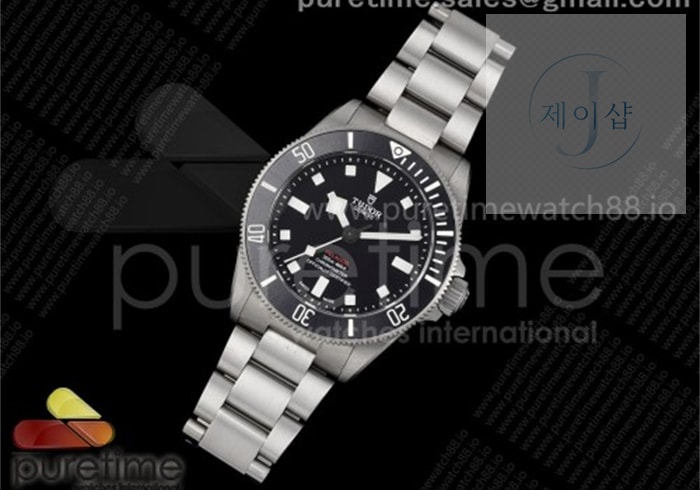 ZF공장 튜더 펠라고스 39 블랙다이얼 티타늄 브레이슬릿 2824 - 상세 이미지
