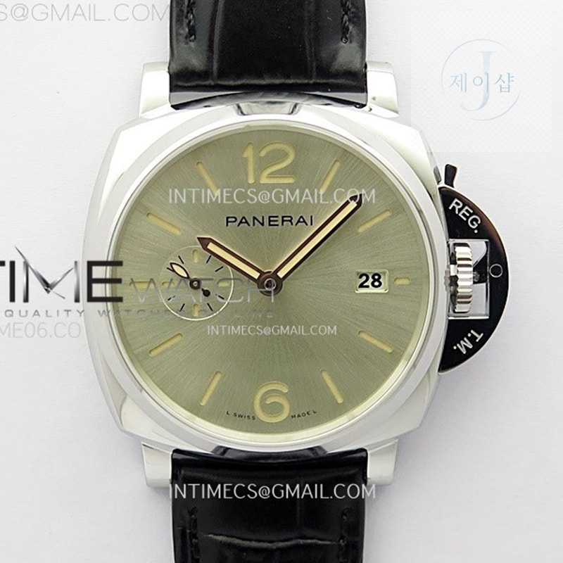 VS공장 파네라이 PAM1249 화이트선레이다이얼 블랙레더스트랩 PAM1249 X SS VSF 1_1 Best Edition White Sun Dial on Black Leather Strap Asian P900