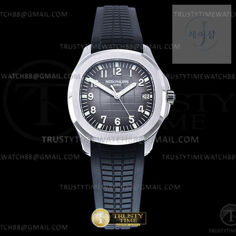 3K공장 아쿠아넛 그레이다이얼 러버스트랩 Aquanaut Ref.5167 SS_RU Grey_Num 3KF V3 A330