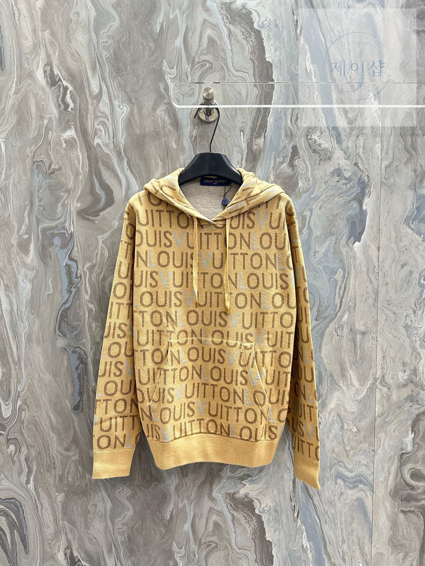 루이비통 자카드 Louis Vuitton 시그니처 후디