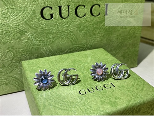 Gucci 구찌더블 G 플라워 스터드 귀걸이 레플리카 5번 이미지 - 악세사리 | 세미샵 레플리카 사이트