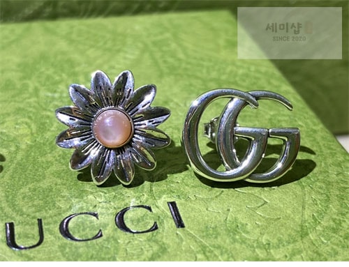 Gucci 구찌더블 G 플라워 스터드 귀걸이 레플리카 6번 이미지 - 악세사리 | 세미샵 레플리카 사이트