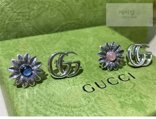 Gucci 구찌더블 G 플라워 스터드 귀걸이 레플리카 9번 이미지 - 악세사리 | 세미샵 레플리카 사이트