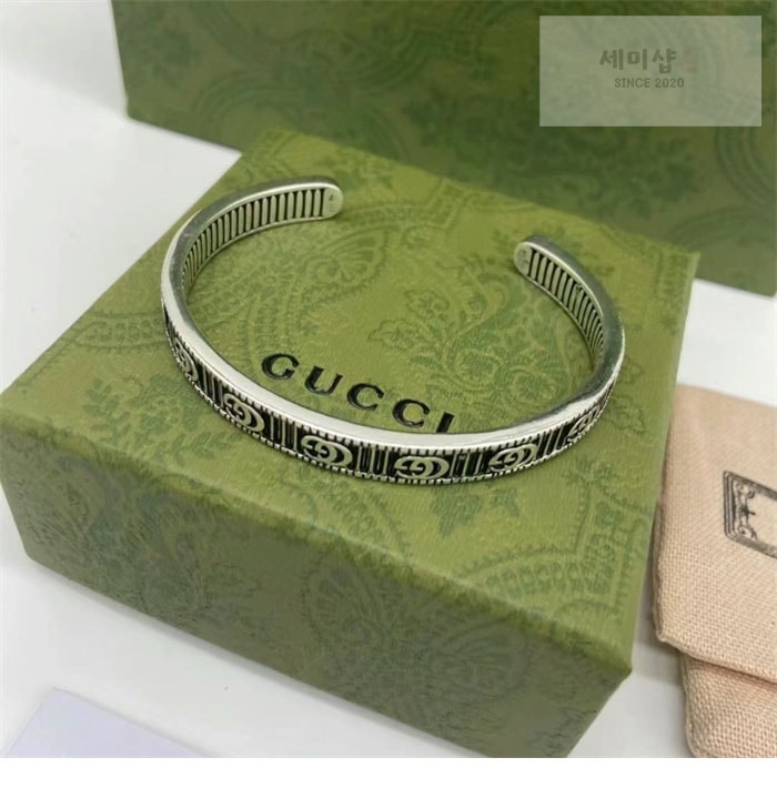 Gucci 구찌 더블 G 실버 팔찌 악세사리 2번 이미지