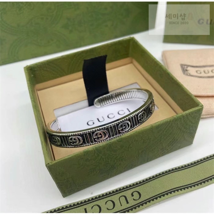 Gucci 구찌 더블 G 실버 팔찌 악세사리 3번 이미지