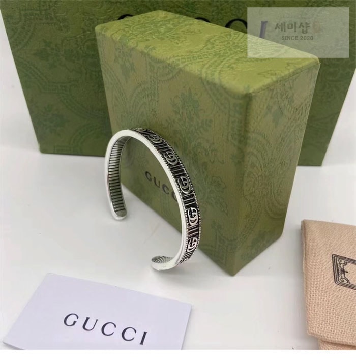 Gucci 구찌 더블 G 실버 팔찌 악세사리 7번 이미지
