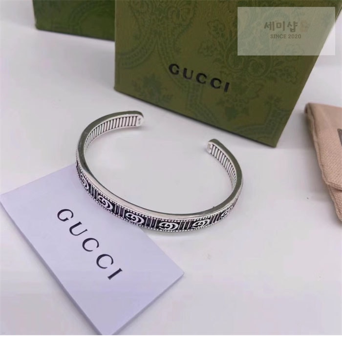 Gucci 구찌 더블 G 실버 팔찌 악세사리 4번 이미지