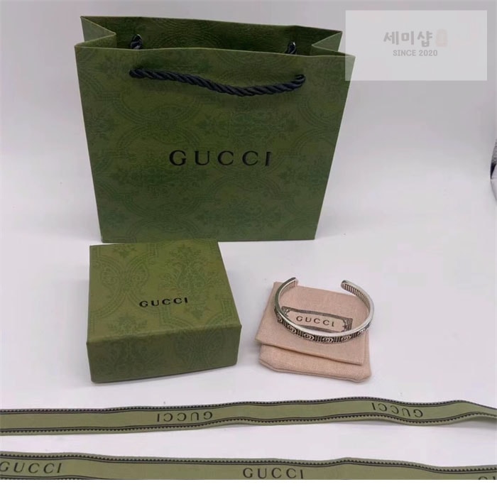 Gucci 구찌 더블 G 실버 팔찌 악세사리 5번 이미지