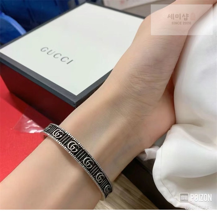 Gucci 구찌 더블 G 실버 팔찌 악세사리 6번 이미지