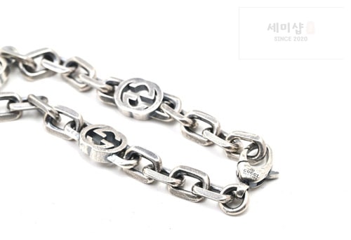 Gucci 구찌 스털링 인터로킹 G 실버 팔찌 악세사리 4번 이미지