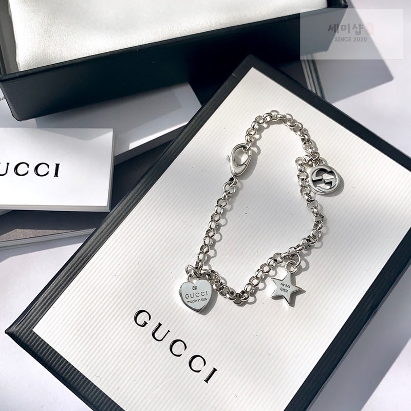 Gucci 구찌 인터로킹 G 실버 팔찌 레플리카 1번 이미지 - 악세사리 | 세미샵 레플리카 사이트