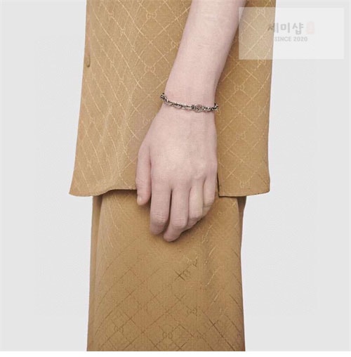 Gucci 구찌 인터로킹 G 실버 팔찌 악세사리 4번 이미지