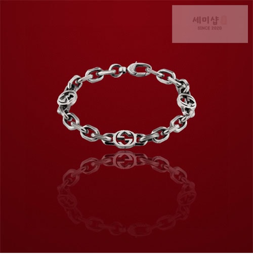 Gucci 구찌 인터로킹 G 실버 팔찌 악세사리 9번 이미지