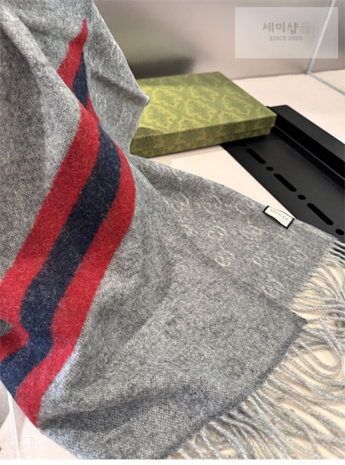 Gucci 구찌 GG 웹 울 머플러 악세사리 9번 이미지