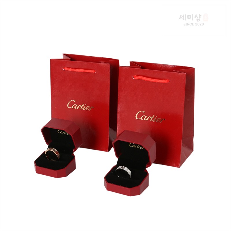 Cartier 까르띠에 다이아몬드 러브 링 로즈 골드 악세사리 1번 이미지