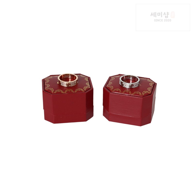 Cartier 까르띠에 다이아몬드 러브 링 로즈 골드 악세사리 6번 이미지