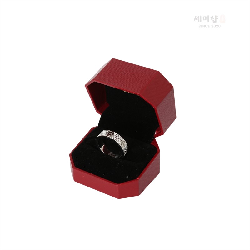 Cartier 까르띠에 다이아몬드 러브 링 로즈 골드 악세사리 8번 이미지