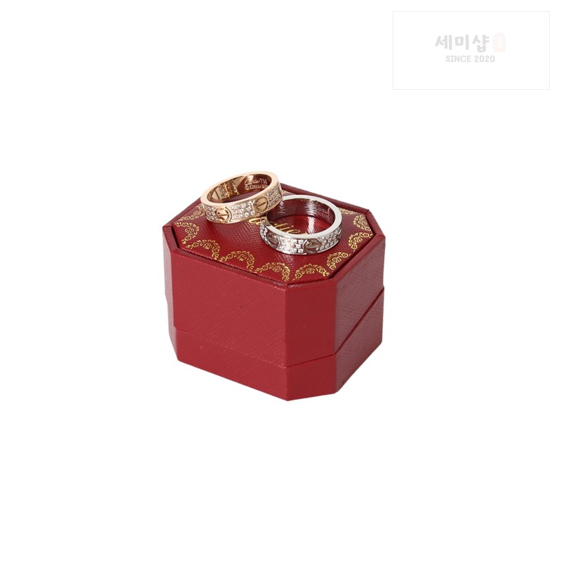 Cartier 까르띠에 다이아몬드 러브 링 로즈 골드 악세사리 9번 이미지