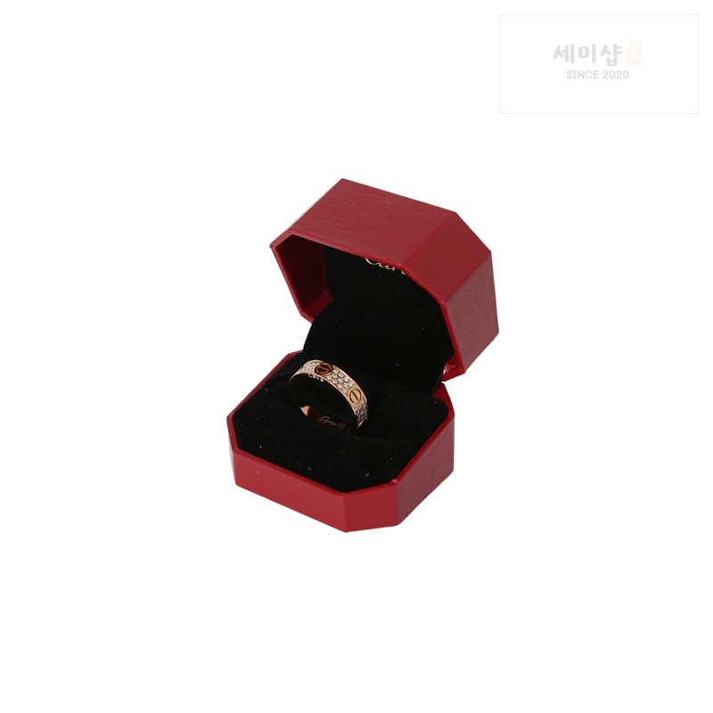 Cartier 까르띠에 다이아몬드 러브 링 로즈 골드 악세사리 2번 이미지