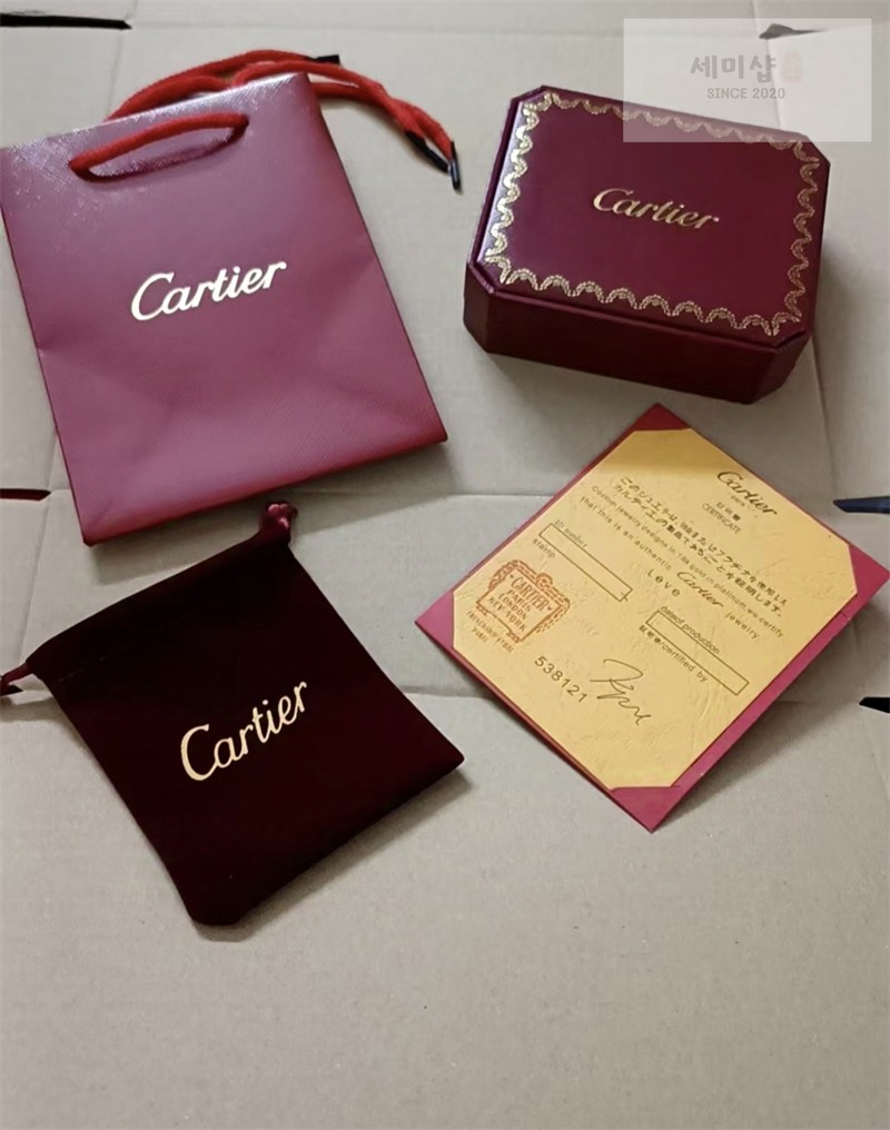 Cartier 까르띠에 러브 브레이슬릿 다이아몬드 옐로우 골드 악세사리 4번 이미지