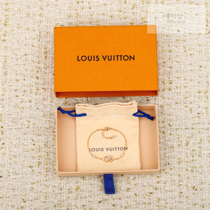 루이비통 루이비통 LV 아이코닉 루이자 브레이슬릿 골드메탈 악세사리 3번 이미지