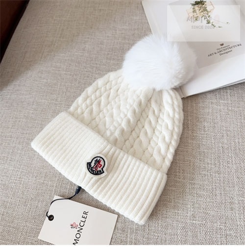Moncler 몽클레어 로고패치 울 폼폼 비니 악세사리 3번 이미지
