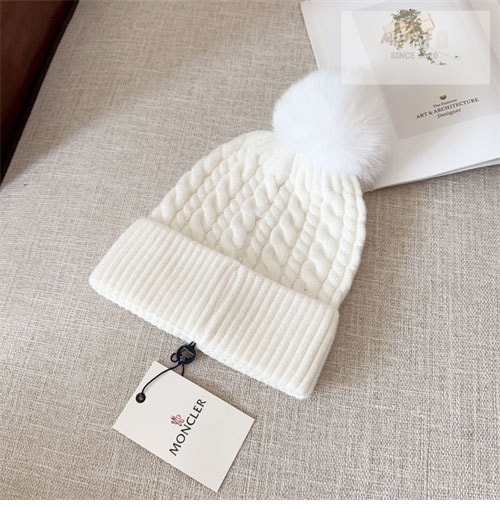 Moncler 몽클레어 로고패치 울 폼폼 비니 악세사리 6번 이미지