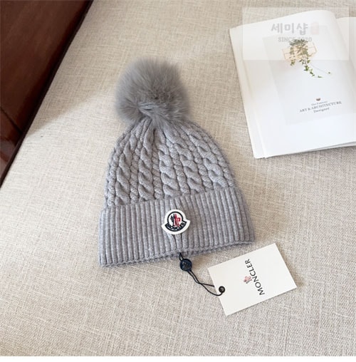 Moncler 몽클레어 로고패치 울 폼폼 비니 악세사리 8번 이미지