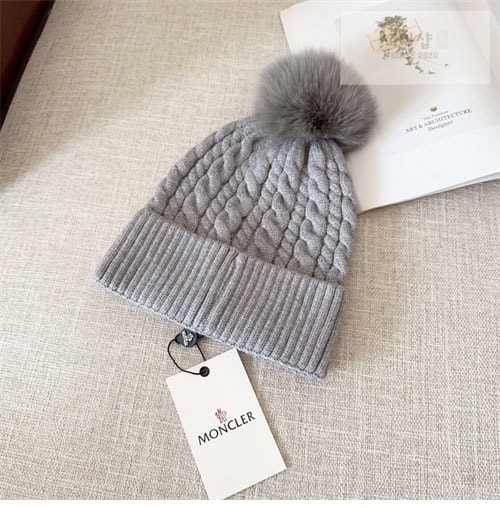 Moncler 몽클레어 로고패치 울 폼폼 비니 악세사리 25번 이미지