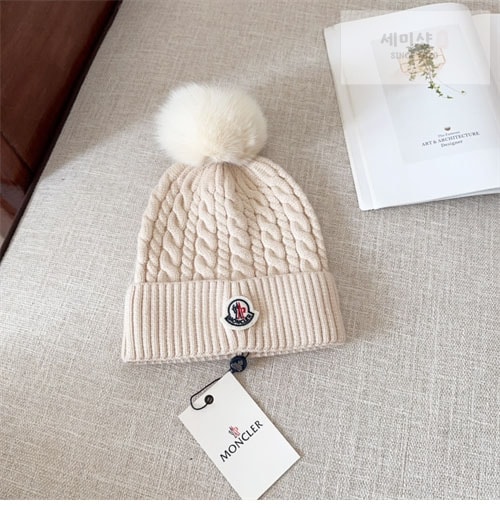 Moncler 몽클레어 로고패치 울 폼폼 비니 악세사리 24번 이미지