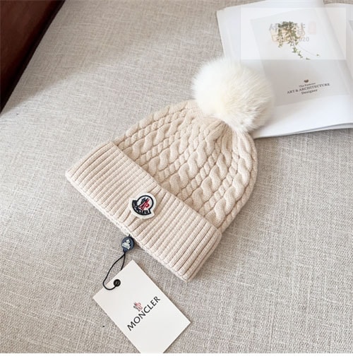 Moncler 몽클레어 로고패치 울 폼폼 비니 악세사리 14번 이미지
