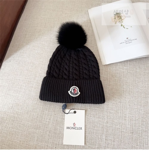 Moncler 몽클레어 로고패치 울 폼폼 비니 악세사리 19번 이미지