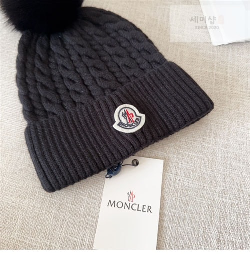 Moncler 몽클레어 로고패치 울 폼폼 비니 악세사리 32번 이미지