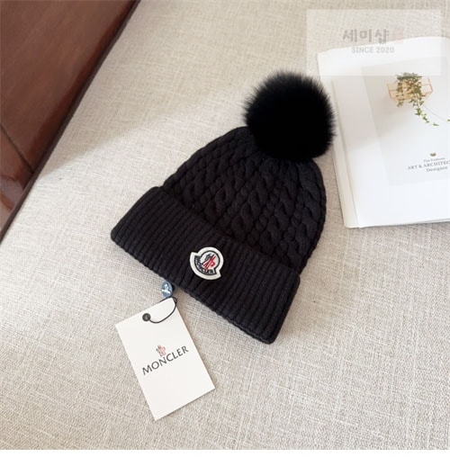 Moncler 몽클레어 로고패치 울 폼폼 비니 악세사리 26번 이미지