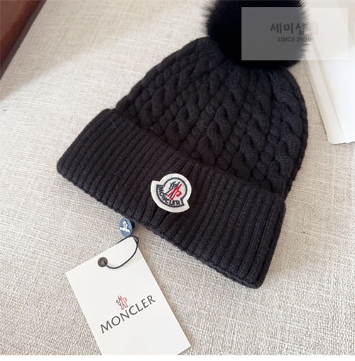 Moncler 몽클레어 로고패치 울 폼폼 비니 악세사리 34번 이미지