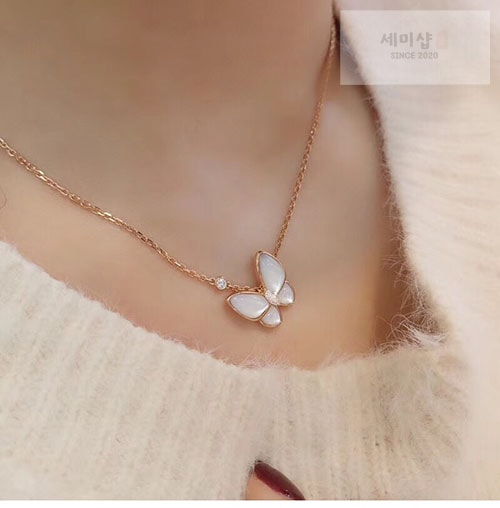Van Cleef Arpels 반클리프 아펠 love 리본 목걸이 악세사리 3번 이미지