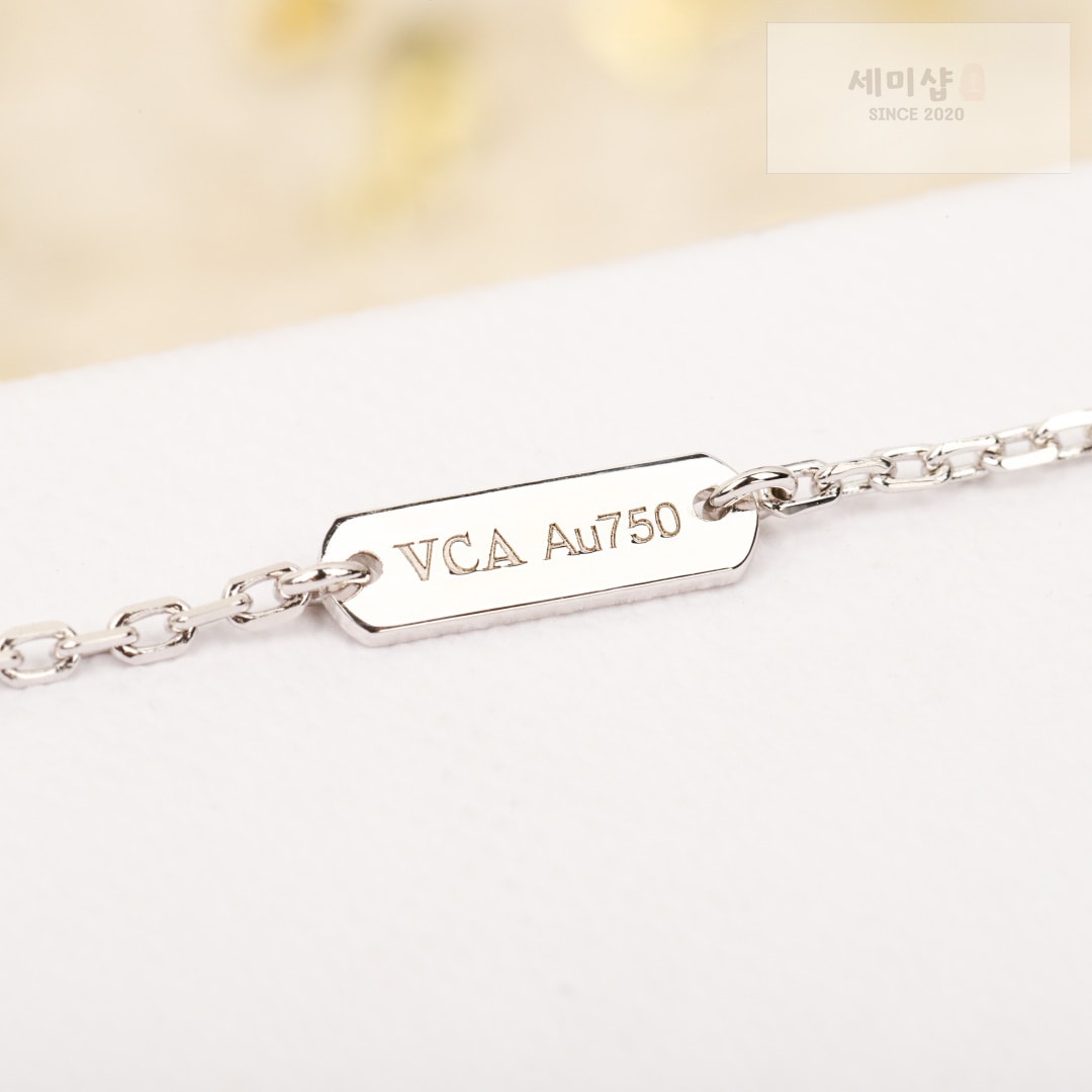 Van Cleef Arpels 반클리프 아펠 빈티지 알함브라 펜던트 기요셰 " 2 Color " 실버 악세사리 6번 이미지