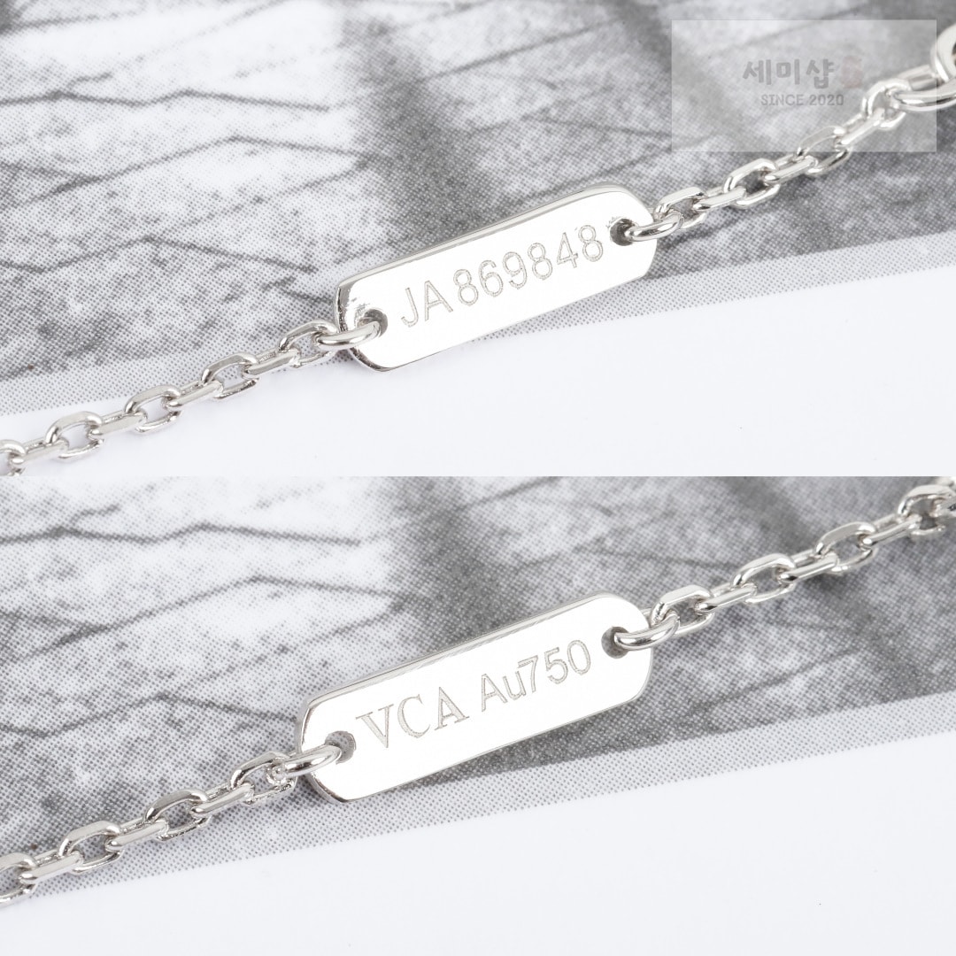 Van Cleef Arpels 반클리프 아펠 빈티지 알함브라 펜던트 기요셰 " 2 Color " 실버 악세사리 12번 이미지