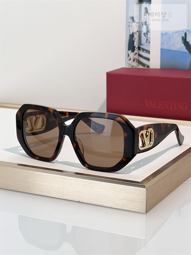 Valentino 발렌티노 V-로고 지오메트릭 선글라스 VG0003SA 1# 악세사리 6번 이미지