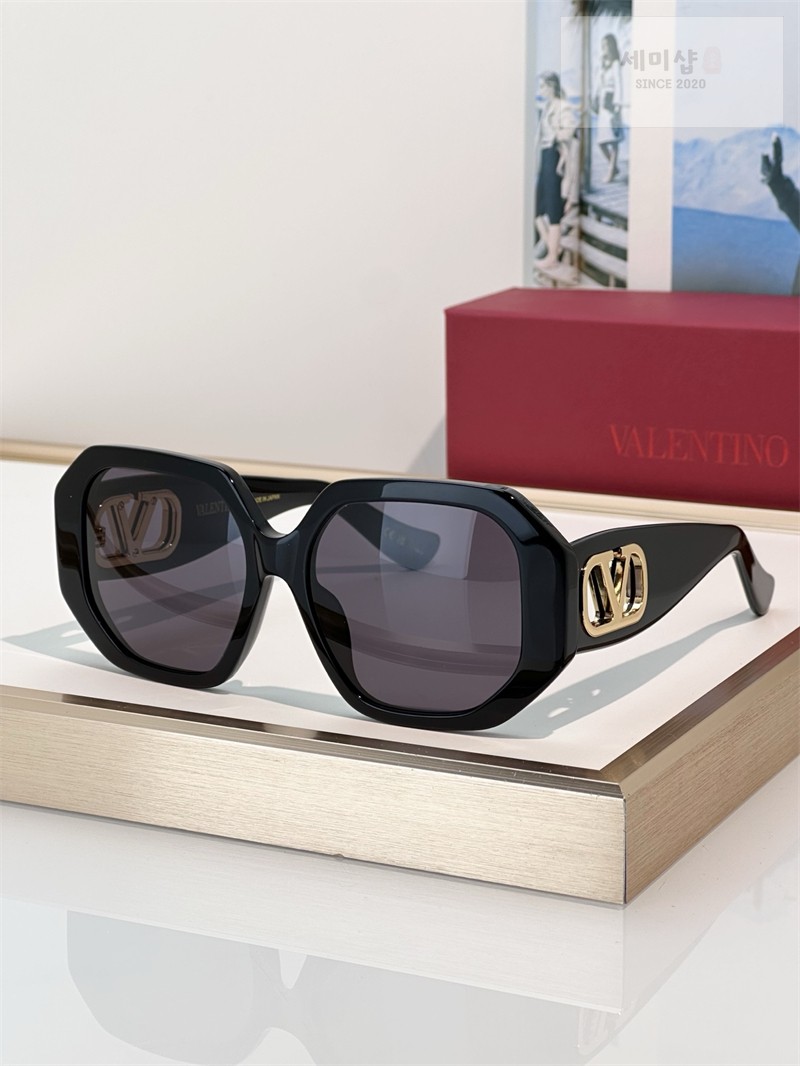 Valentino 발렌티노 V-로고 지오메트릭 선글라스 VG0003SA 1# 악세사리 8번 이미지