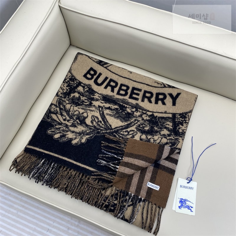 Burberry 버버리 리버서블 EKD 캐시미어 스카프 머플러 악세사리 1번 이미지