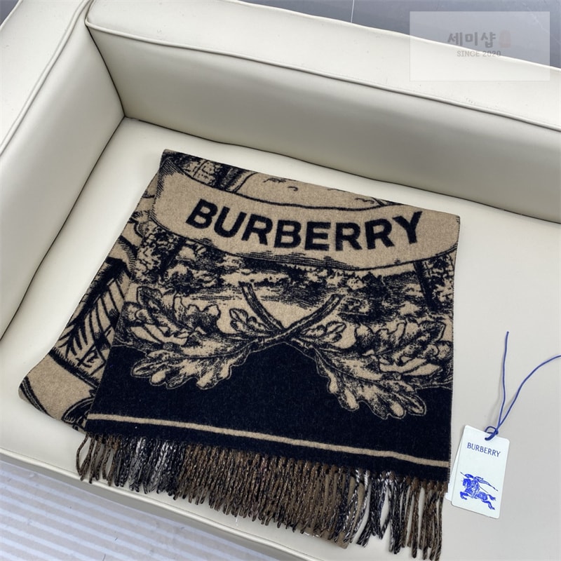 Burberry 버버리 리버서블 EKD 캐시미어 스카프 머플러 악세사리 2번 이미지