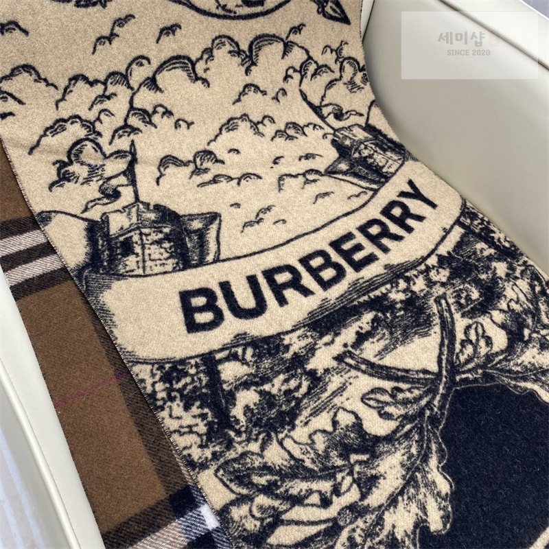 Burberry 버버리 리버서블 EKD 캐시미어 스카프 머플러 악세사리 5번 이미지