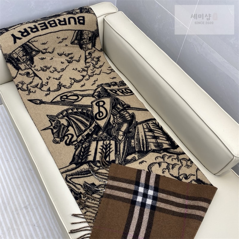 Burberry 버버리 리버서블 EKD 캐시미어 스카프 머플러 악세사리 10번 이미지