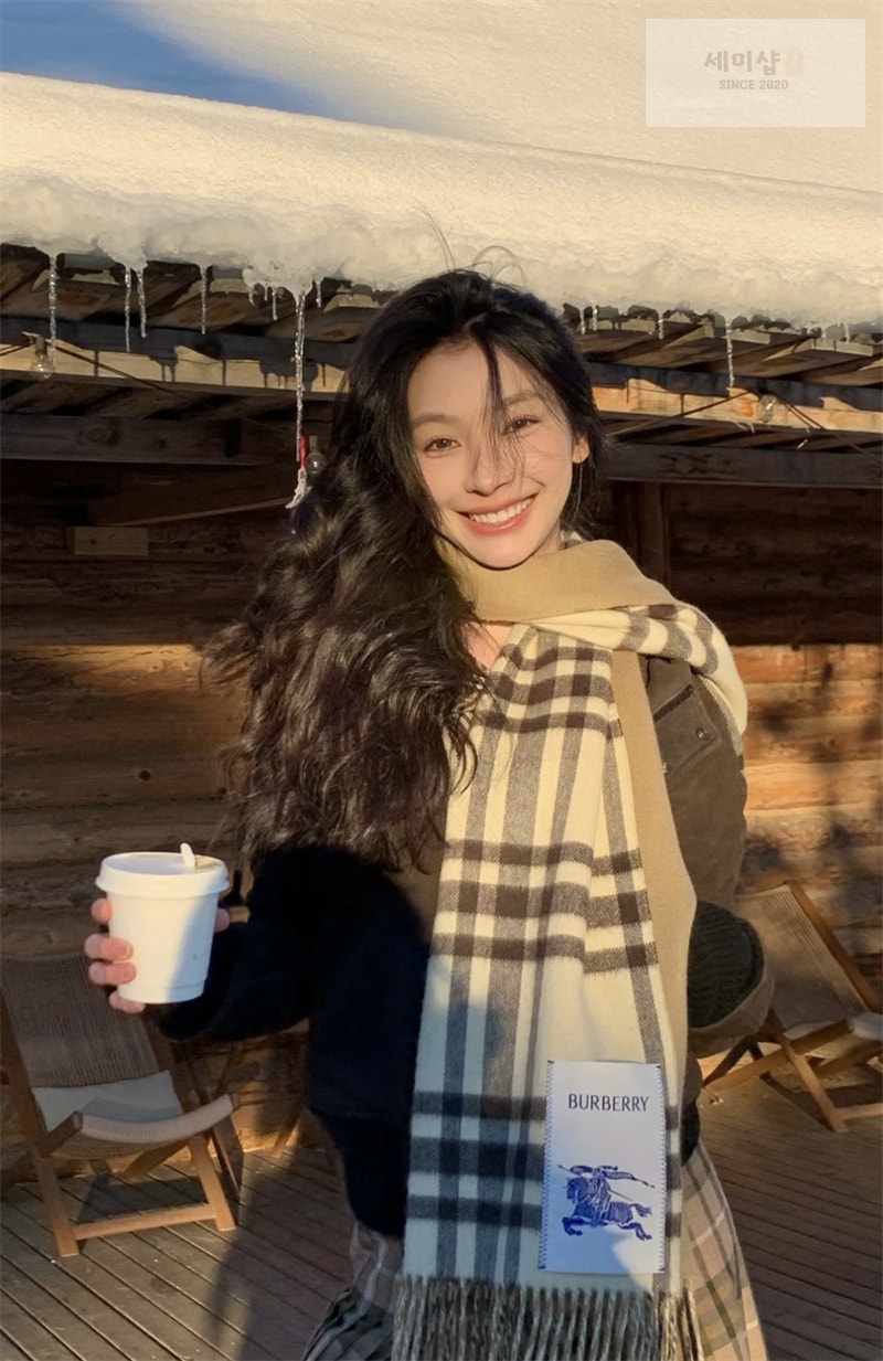 버버리 버버리 리버시블 EKD 캐시미어 스카프 머플러 악세사리 6번 이미지