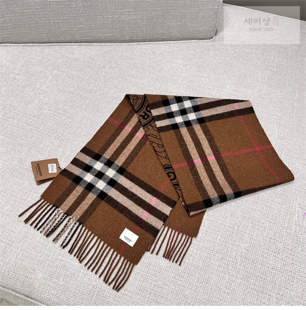 Burberry 버버리 모노그램 리버시블 캐시미어 머플러 스카프 악세사리 2번 이미지